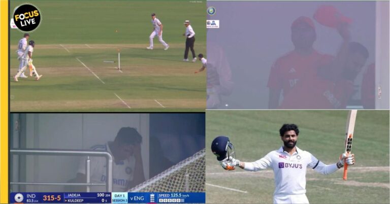 जडेजा ने कराया सरफराज़ को रन आउट, तो गुस्से में रोहित ने दिया ऐसा रिएक्शन, रोने लगे सरफराज़, VIDEO
